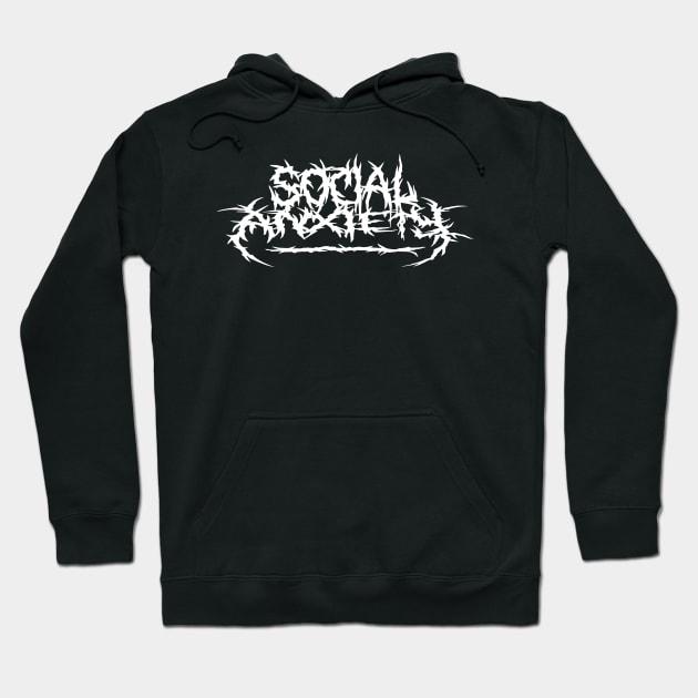 Social Anxiety Hoodie by RadicalLizard